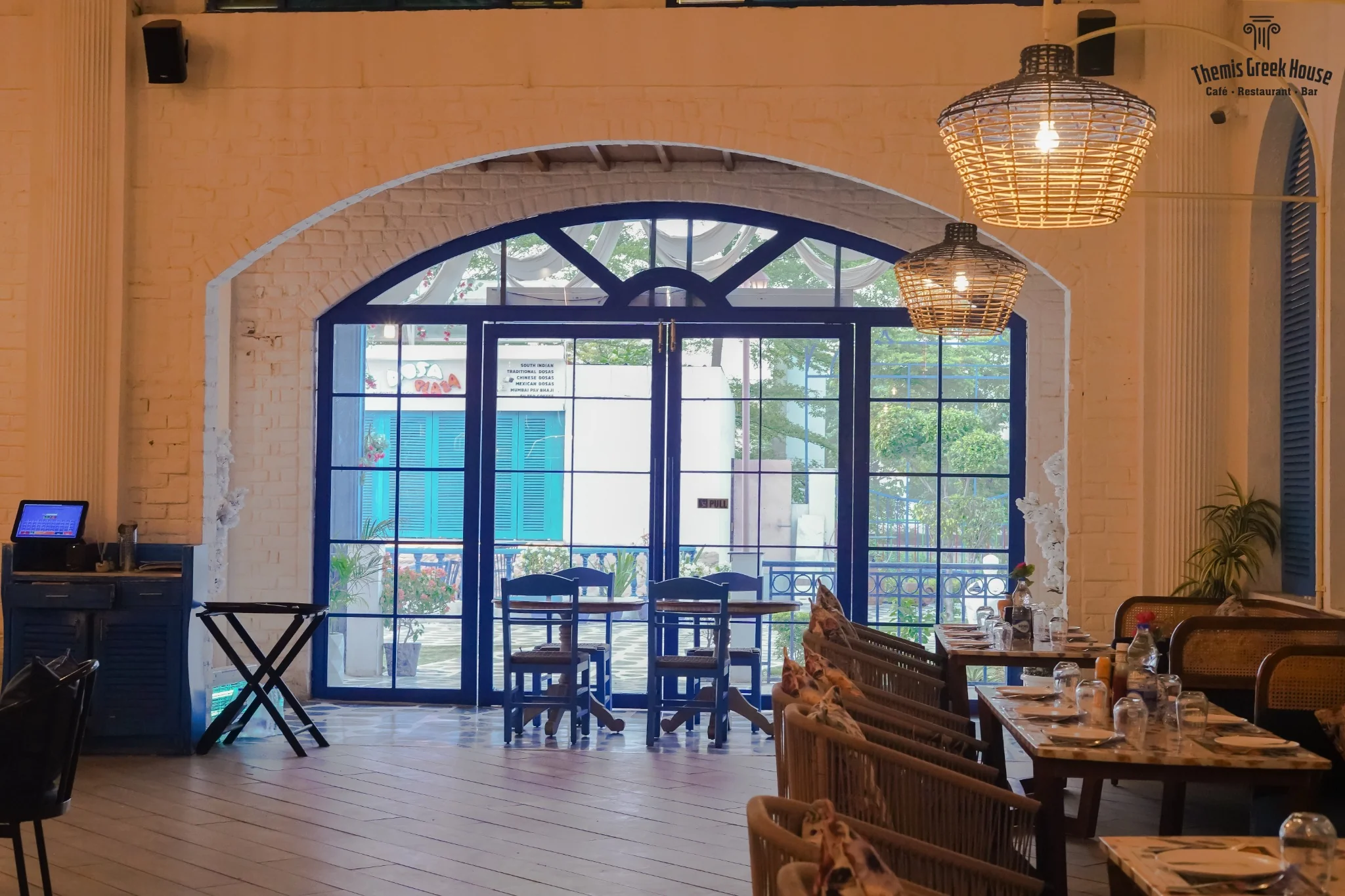Themis Greek House Greek restaurant ambience in Murthal